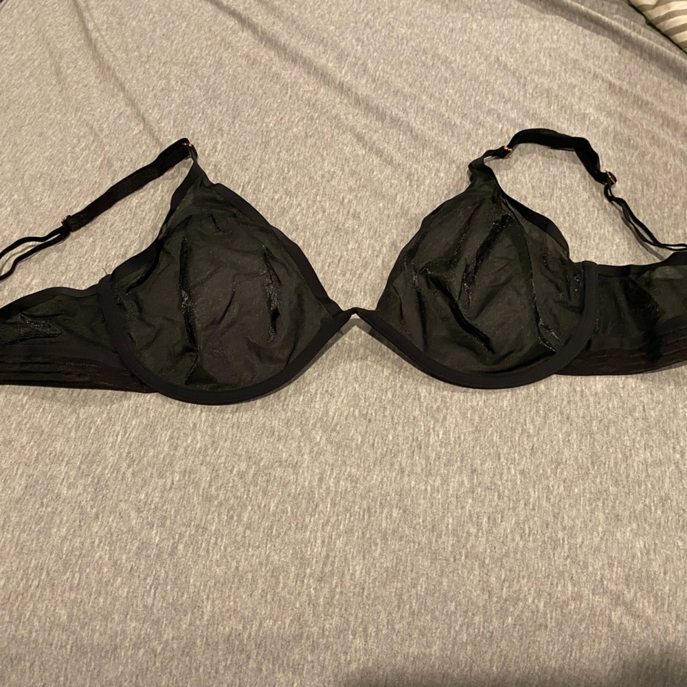 Soma TellTale plunge unlined sparkle bra. 38DD. Worn Once.